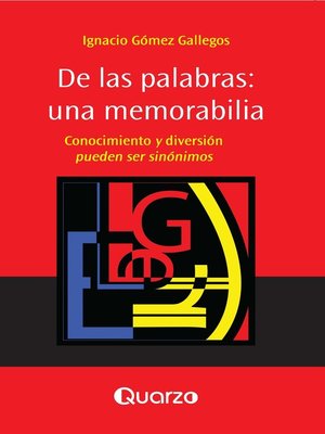 cover image of De las palabras